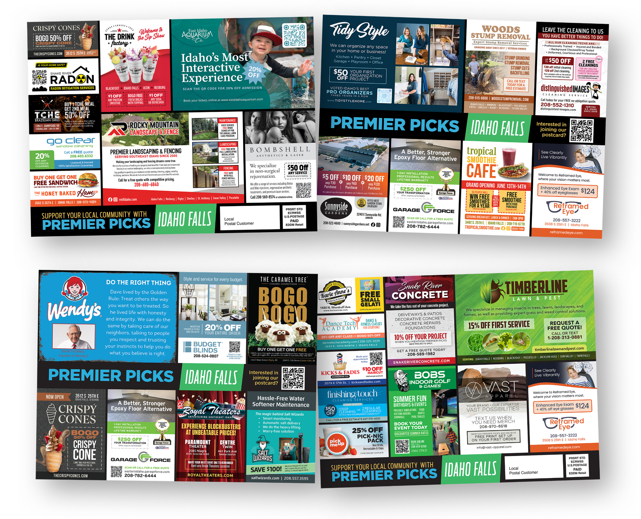 IDAHO FALLS 12x9 Postcard Mailer